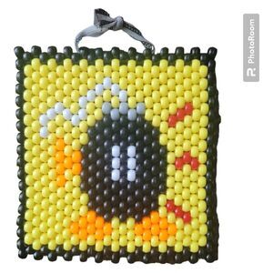 Bomb Box Pony Bead Hanging Art
